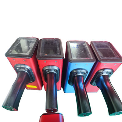 সঠিক দূরত্ব গণনার জন্য হ্যান্ডহেল্ড লেজার দূরত্ব মিটার হলুদ ধূসর এবং ক্যালিব্রেশন প্লেট