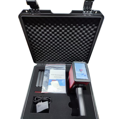 6V ডিসি পাওয়ার সাপ্লাই সহ কমপ্যাক্ট রেট্রো-রিফ্লেক্টিভ মিটার -4° আপতন কোণ এবং 0.2° পর্যবেক্ষণ কোণ